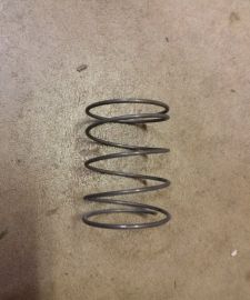 Starting crank spring