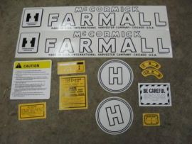 H decal set