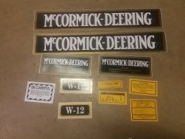 W-12 Decal set